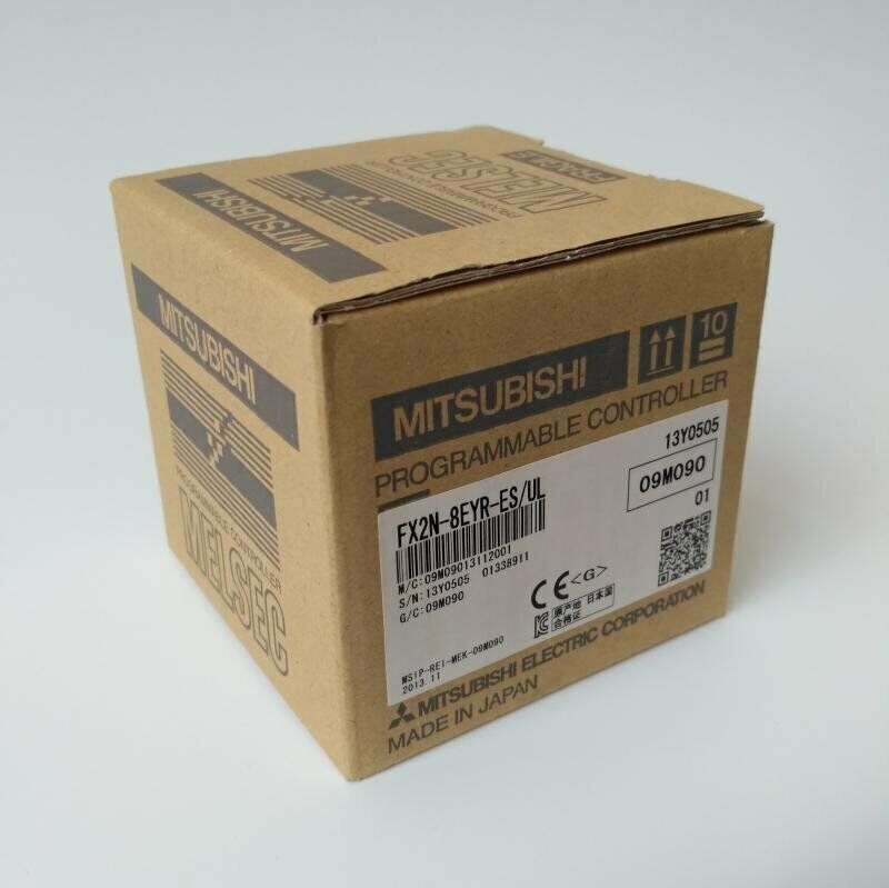 Mitsubishi FX2N-8EYR-ES/UL programmable controller in box. PLC module, Made in Japan. Fast Free Shipping.
