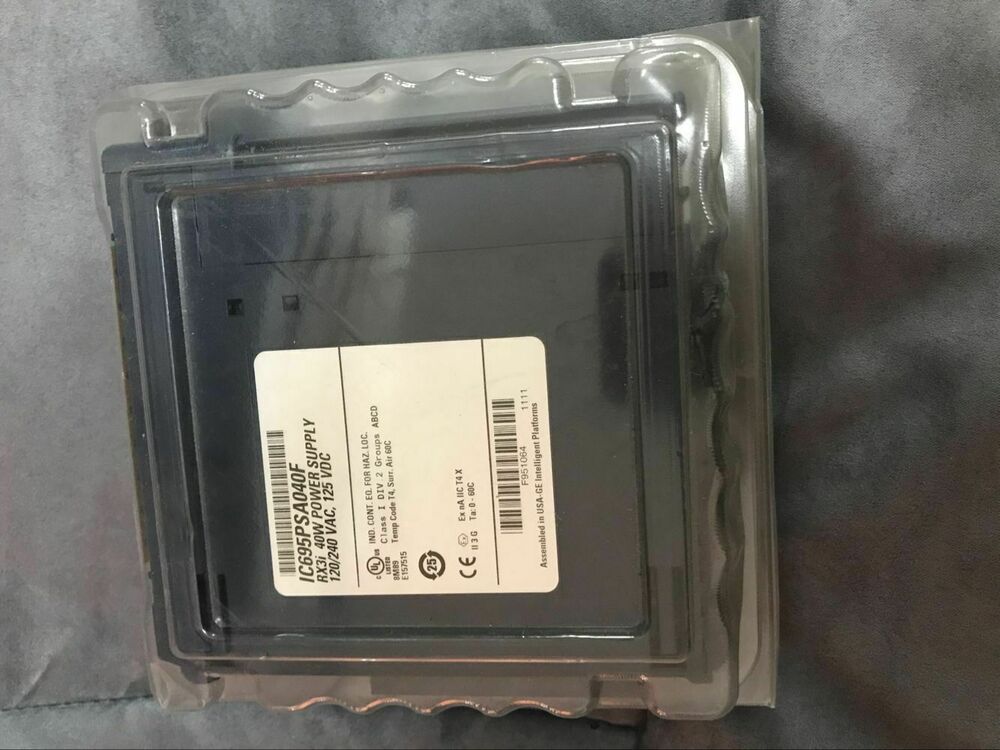 FANUC IC695PSA040F RX3i 40W Power Supply, industrial automation part, new in packaging, 120/240 VAC, 125 VDC