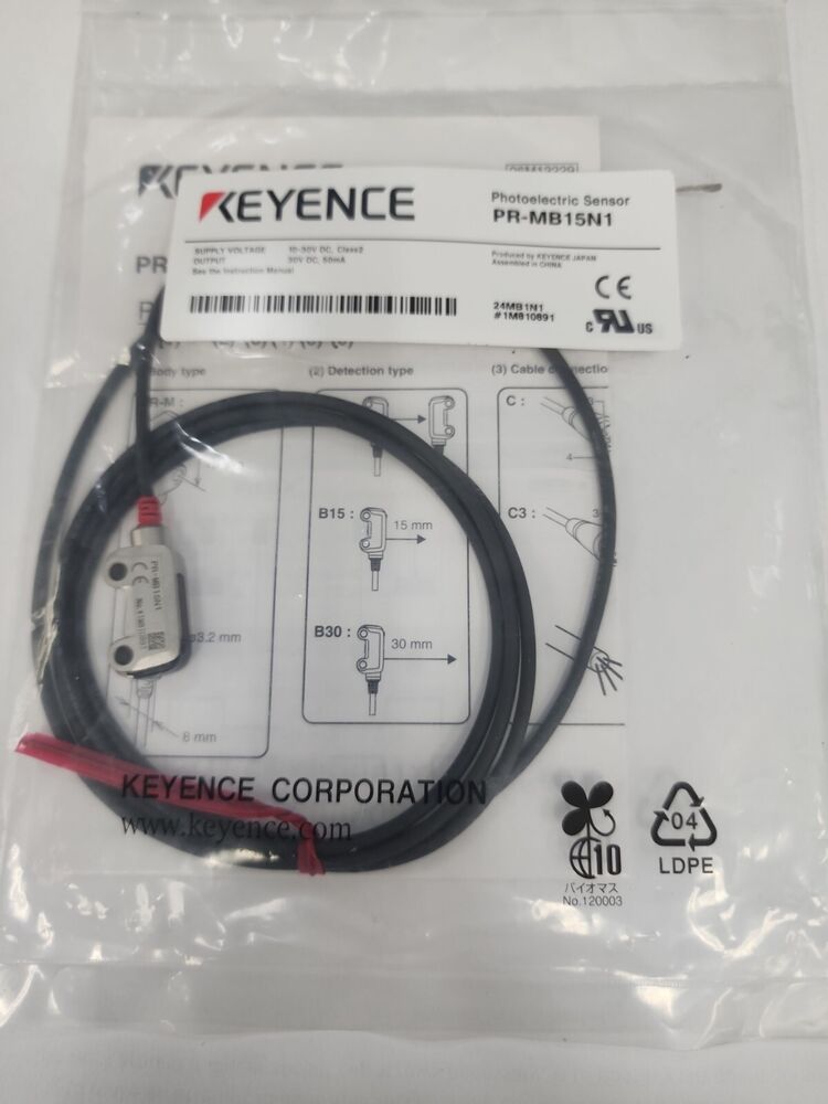 One For Keyence PR-MB15N1 Photoelectric Sensor New In Box Fast Shippping