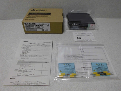 Mitsubishi QJ61BT11N PLC Module in box with manuals and accessories. New industrial automation part for sale.
