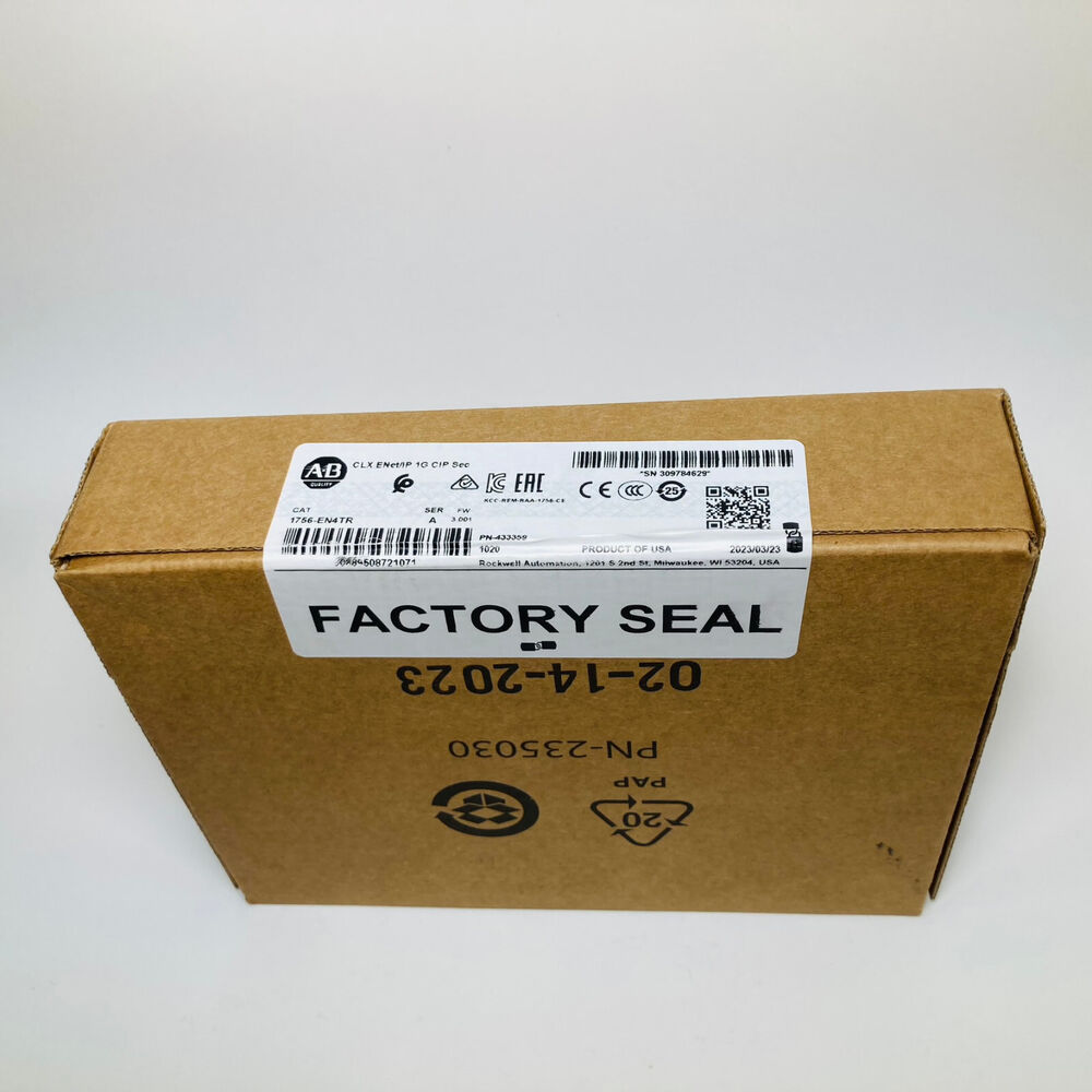 Allen-Bradley 1756-EN4TR ControlLogix Dual Port EtherNet NEW IN BOX