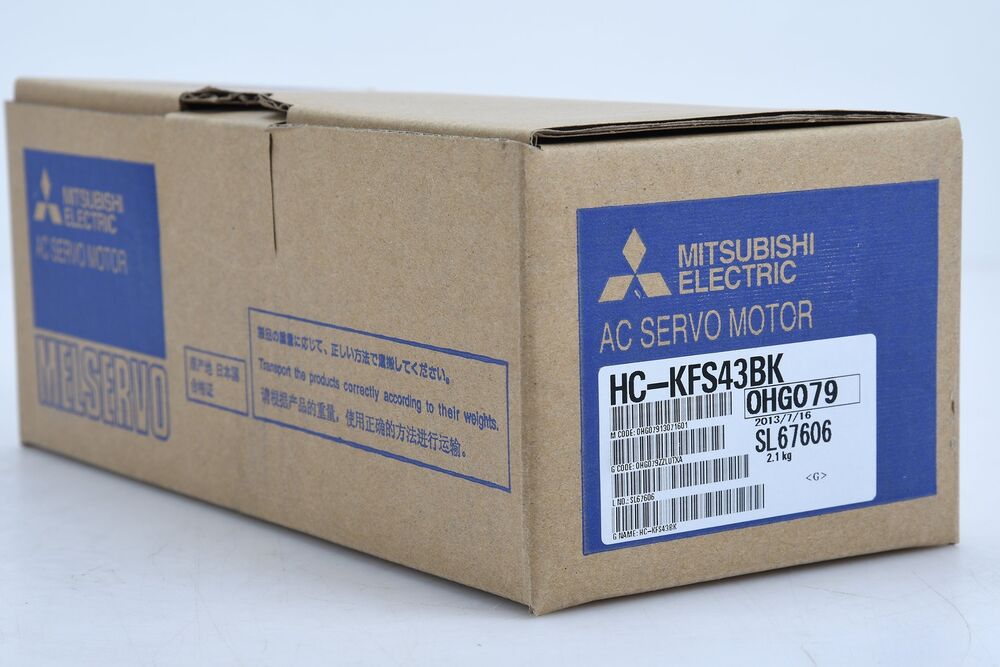 Mitsubishi HC-KFS43BK AC Servo Motor in box, new and fast shipping available.