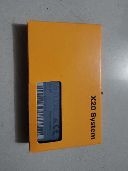 B&R X20BT9100 PLC Module in its yellow box, Made in Austria
