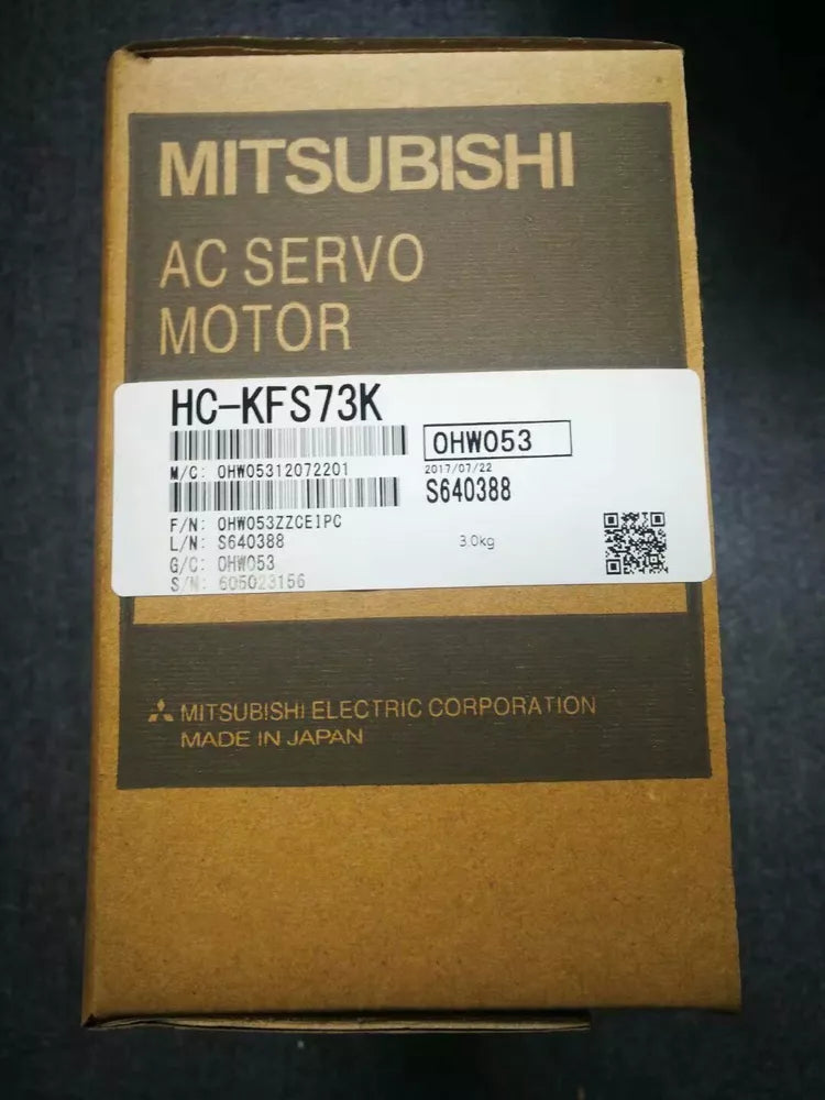 Mitsubishi HC-KFS73K AC Servo Motor Box, Made in Japan