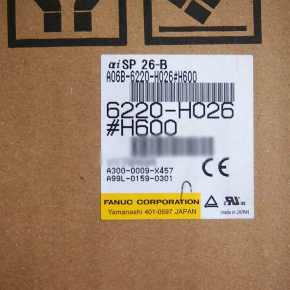 FANUC A06B-6220-H026#H600 Servo Amplifier Label, Made in Japan