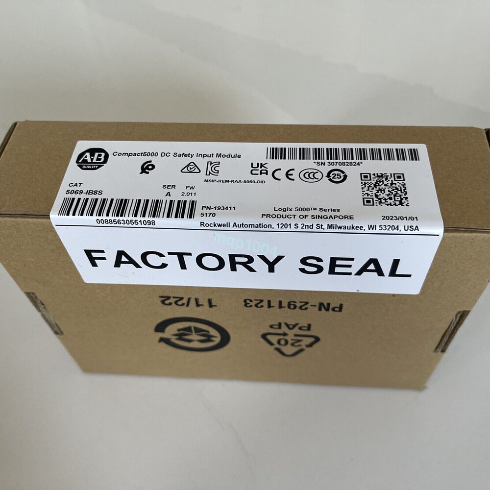 5069-IB8S Factory Sealed Surplus AB 5069-IB8S NEW IN BOX