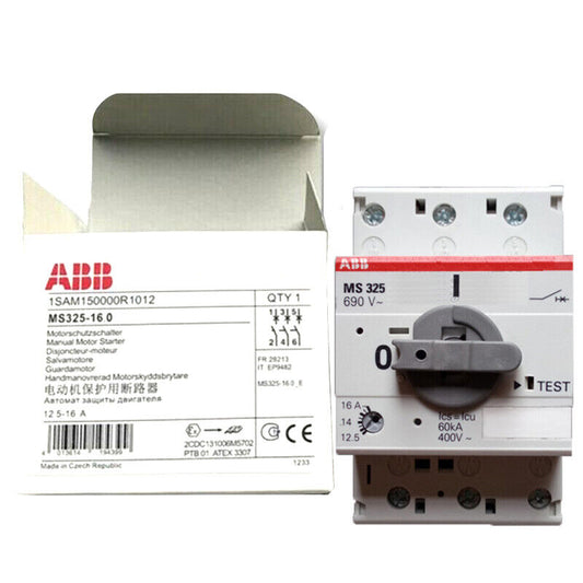 ABB MS325-16.0 motor circuit breaker, 12.5-16A, new in box