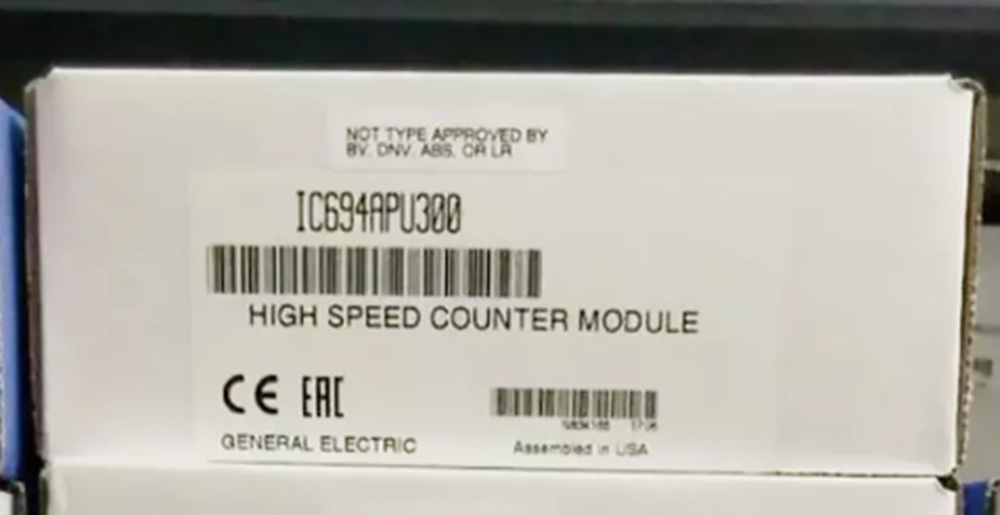 FANUC IC694APU300 High Speed Counter Module box, General Electric industrial automation part, Assembled in USA.
