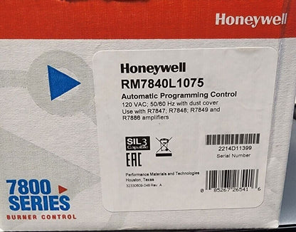 1 year warranty NEW DHL ship Honeywell RM7840L1075 burner control RM7840 L1075