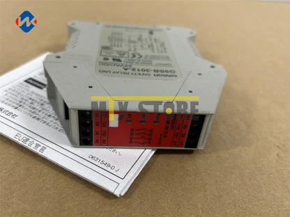 Omron G9SB-3012-A safety relay unit, 24VAC/DC. Industrial automation part, safety controller for enhanced safety.