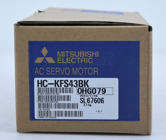 Mitsubishi HC-KFS43BK AC Servo Motor in Box, Fast Shipping