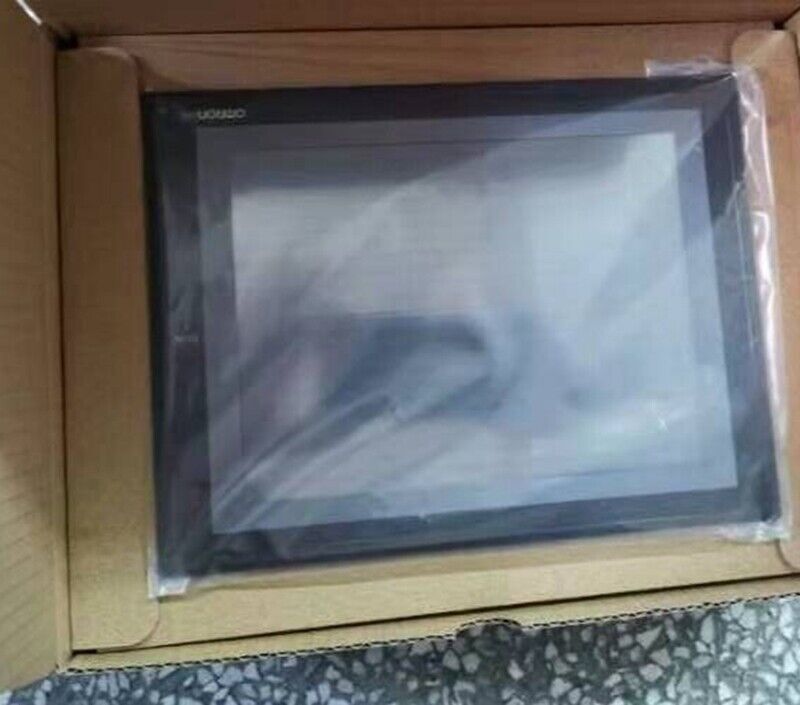 Omron NS8-TV01-V2 Touch Screen HMI panel in packaging. Brand new industrial automation equipment.