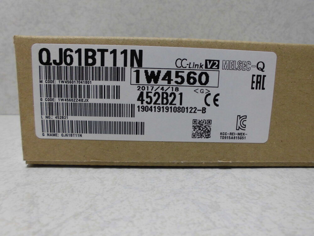 Mitsubishi QJ61BT11N PLC Module New In Box, CC-Link V2 MELSEC-Q