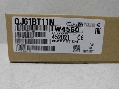 Mitsubishi QJ61BT11N PLC Module New In Box, CC-Link V2 MELSEC-Q