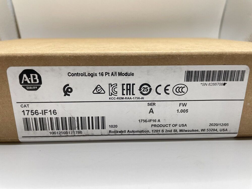 Allen-Bradley 1756-IF16 SER A ControlLogix 16 Pt Input Module New 1756IF16 ! AB