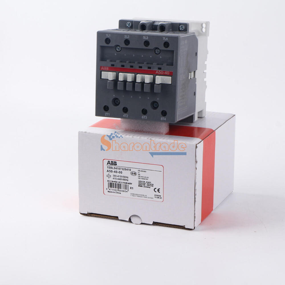ABB A50-40-00 Contactor, industrial automation component, 380-415V / 50Hz, 415-440V / 60Hz, Sharon trade
