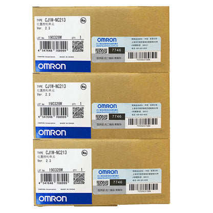 OMRON CJ1W-NC213 PLC Module boxes, multiple units, new in box