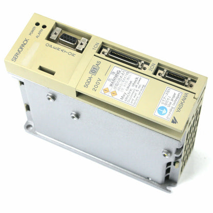 YASKAWA SGDA-01AS Servo Drive, beige and silver industrial automation component, new in box, 200V.
