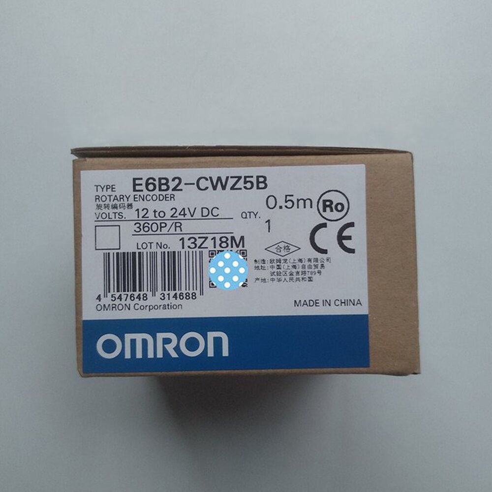 Omron E6B2-CWZ5B Rotary Encoder in box, 360P/R, 12 to 24V DC, new automation sensor, Made in China