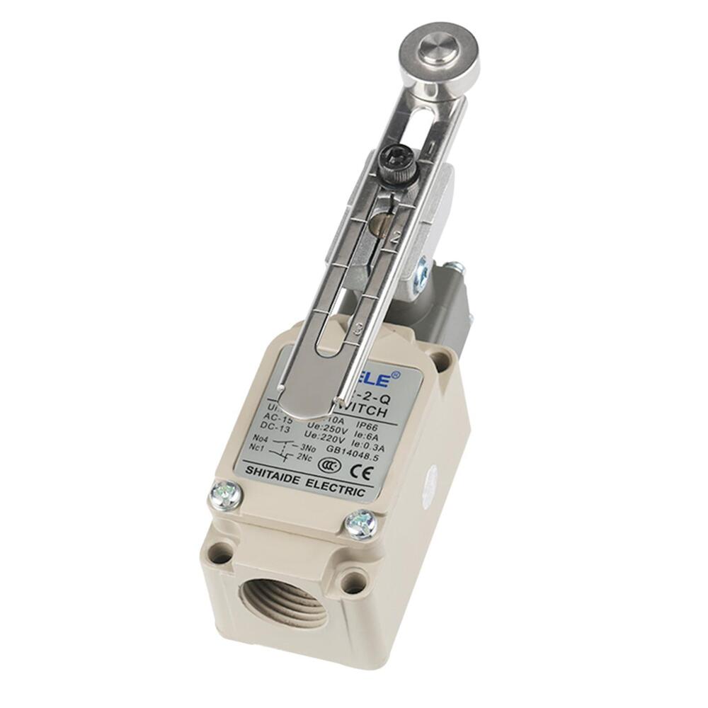 Omron WLCA2-2 Micro Limit Switch with Adjustable Lever Roller Arm, manufactured by SHITAIDE ELECTRIC
