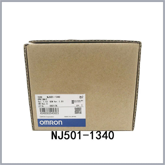 Omron NJ501-1340 CPU Controller Unit in box, new in box, industrial automation parts.