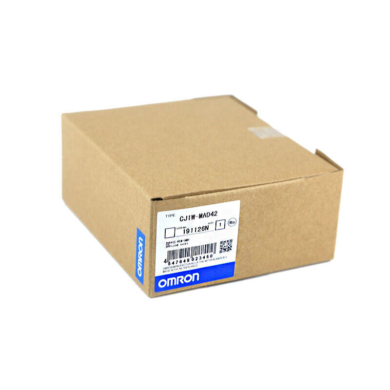 Omron CJ1W-MAD42 Analog I/O Unit box. New in box. US Stock. Dutch-made automation part.