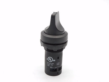 ABB C3SS1-10B-20 HMI Pushbutton Switch, black industrial control component, UL listed, 300V 5A, NSNP.