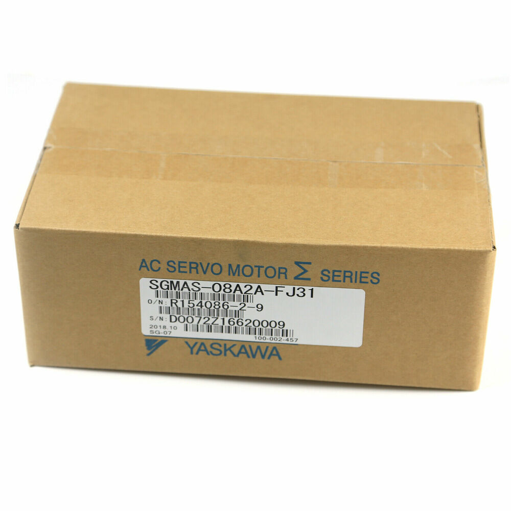 YASKAWA SGMAS-08A2A-FJ31 AC Servo Motor in Box