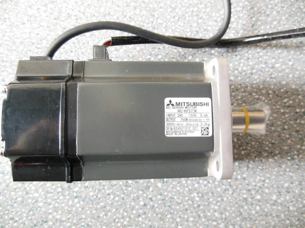 Mitsubishi HC-KFS73K AC Servo Motor, 750W, Made in Japan, Industrial automation part
