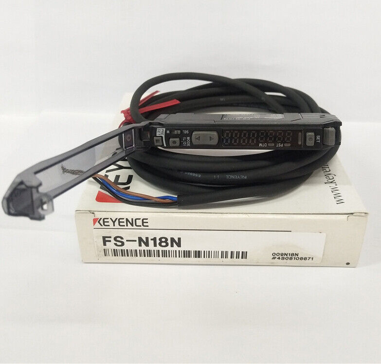 FSN18N 1PC New Keyence FS-N18N Fiber Sensor Amplifer In Box Free Shipping