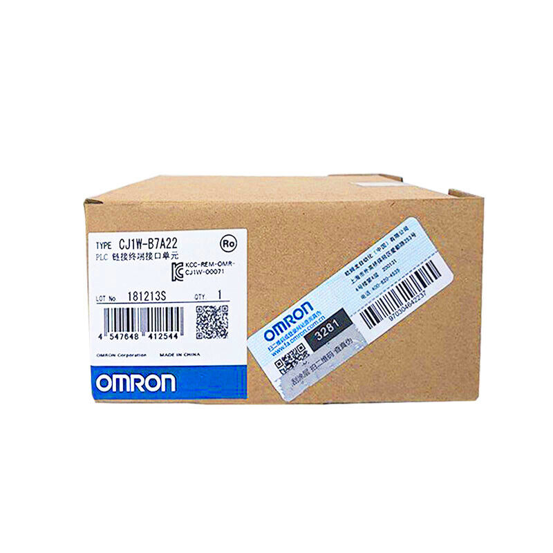 Omron CJ1W-B7A22 PLC Module in box, PLC Automation Controls Unit