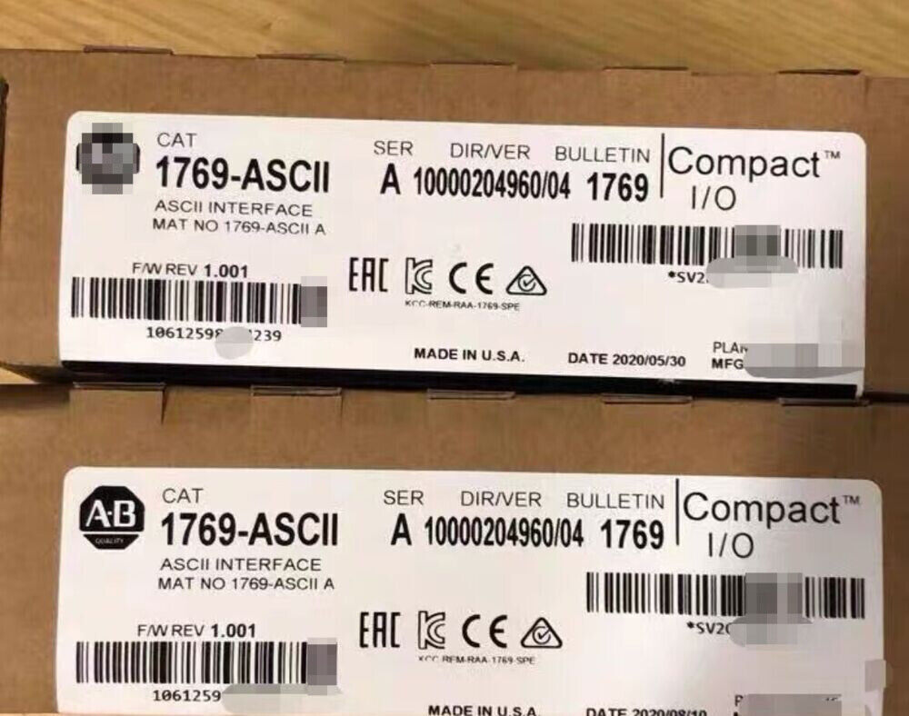 New Factory Sealed AB 1769-ASCII SER A CompactLogix ASCII Interface Module ! AB