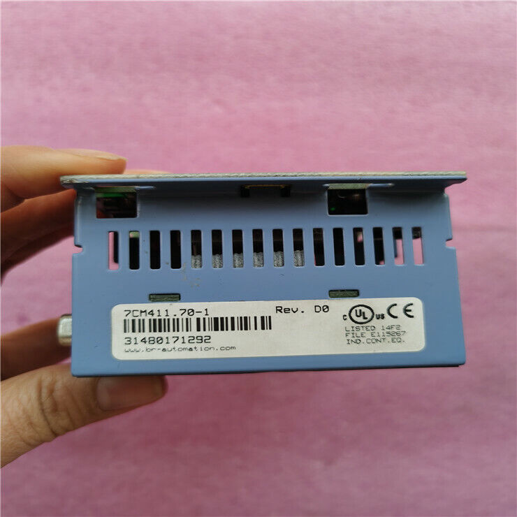 B&R Controller Module 7CM411.70-1, blue industrial automation part, for PLC and industrial equipment.