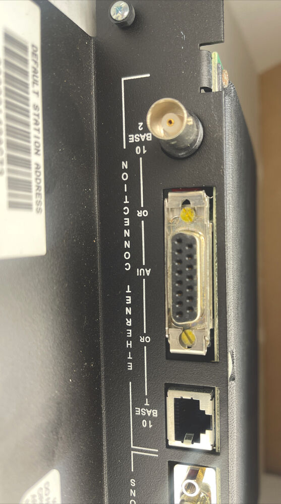 FANUC IC697CMM742-LL Ethernet Interface Module. Shows various ports for Ethernet connection.