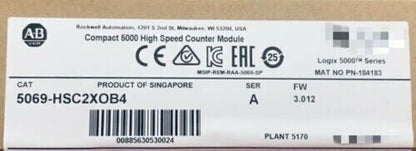 Allen-Bradley 5069-HSC2XOB4 Compact I/O High Speed Counter Module, Product of Singapore, PLC Module