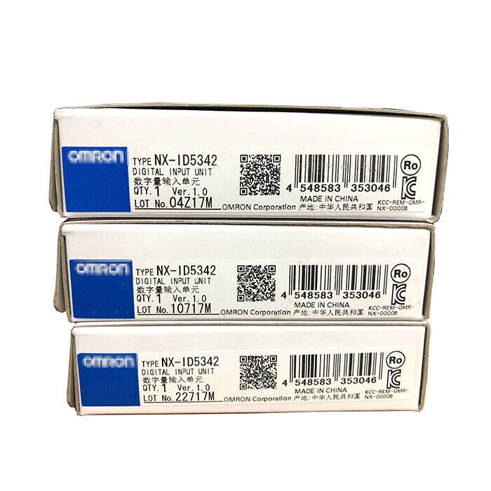 Omron NX-ID5342 Digital Input Unit boxes, Made in China, Industrial Processors, US Stock