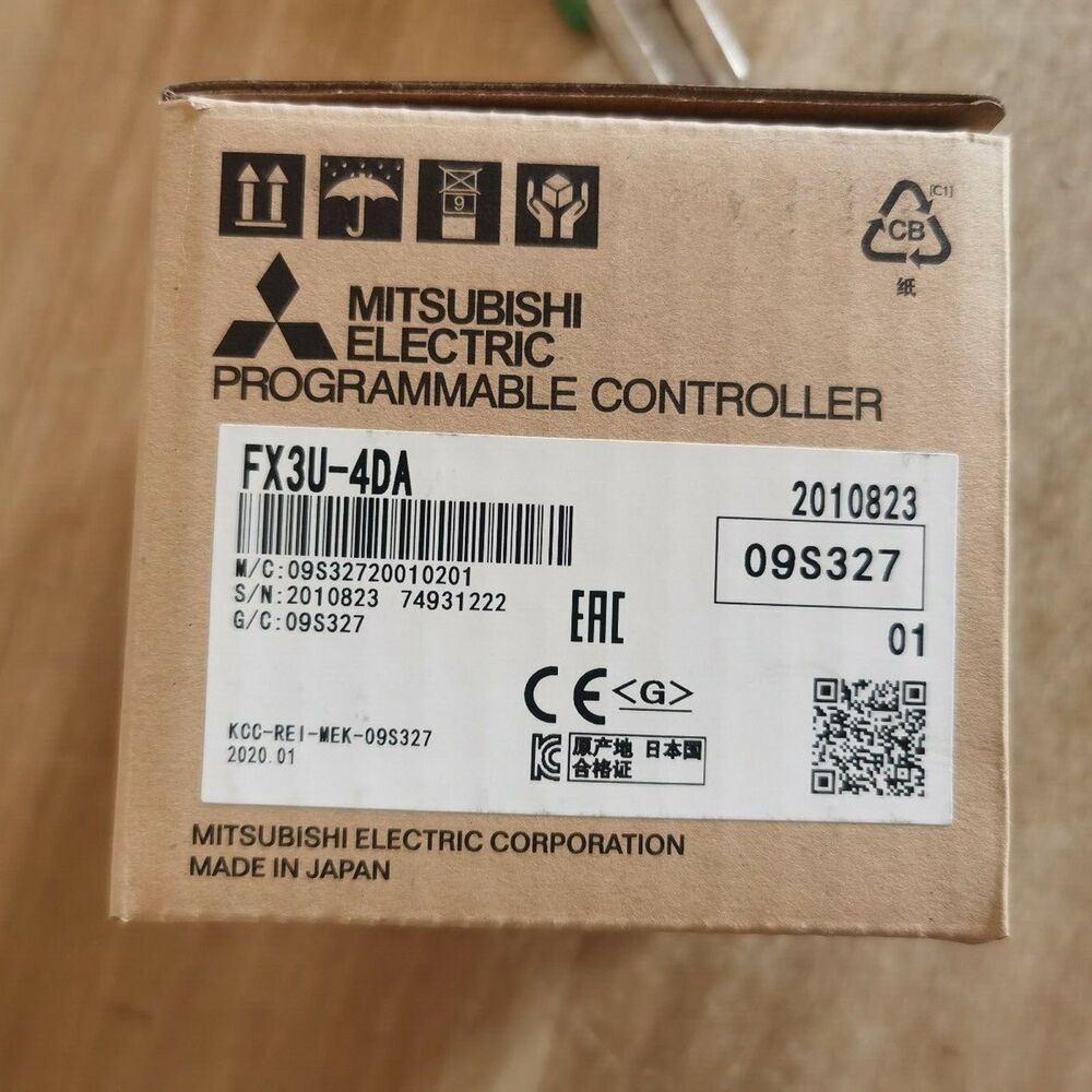 Mitsubishi FX3U-4DA PLC Analog Module, new in box, Made in Japan, fast shipping