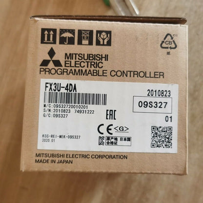 Mitsubishi FX3U-4DA PLC Analog Module, new in box, Made in Japan, fast shipping