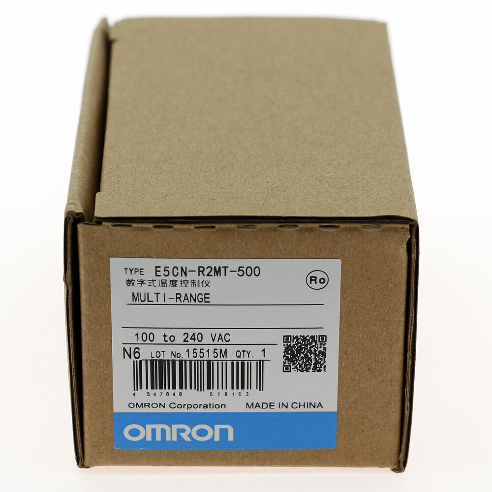 Omron E5CN-R2MT-500 Temperature Controller box, new in box, 100-240VAC, industrial automation part