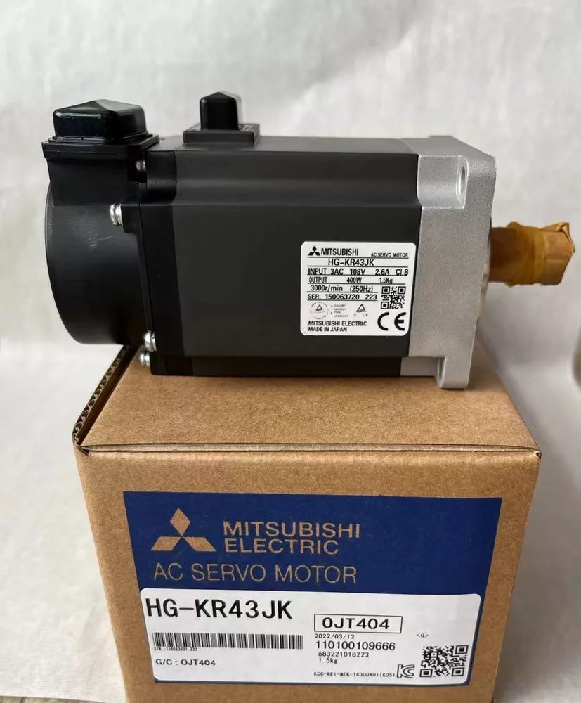 Mitsubishi HG-KR43JK AC Servo Motor in box, industrial automation parts