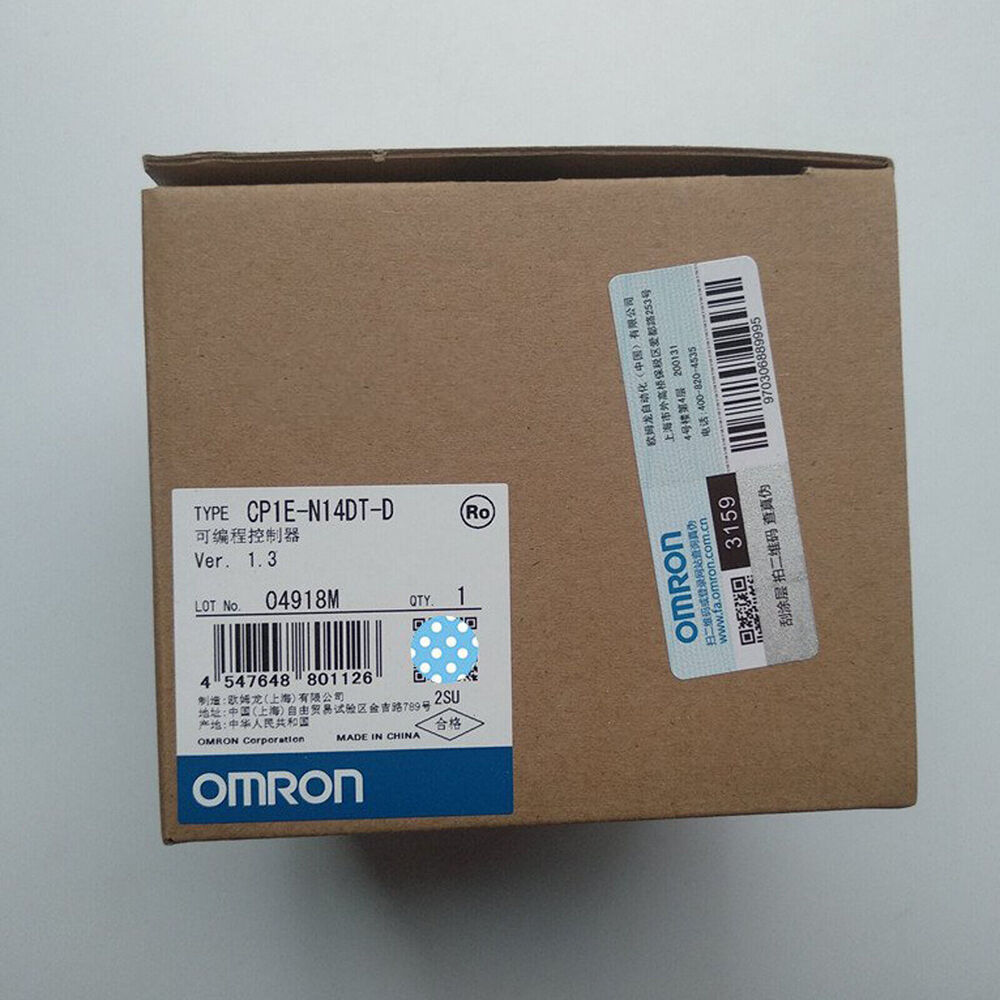Omron CP1E-N14DT-D PLC Module New In Box, Programmable Controller, Made in China