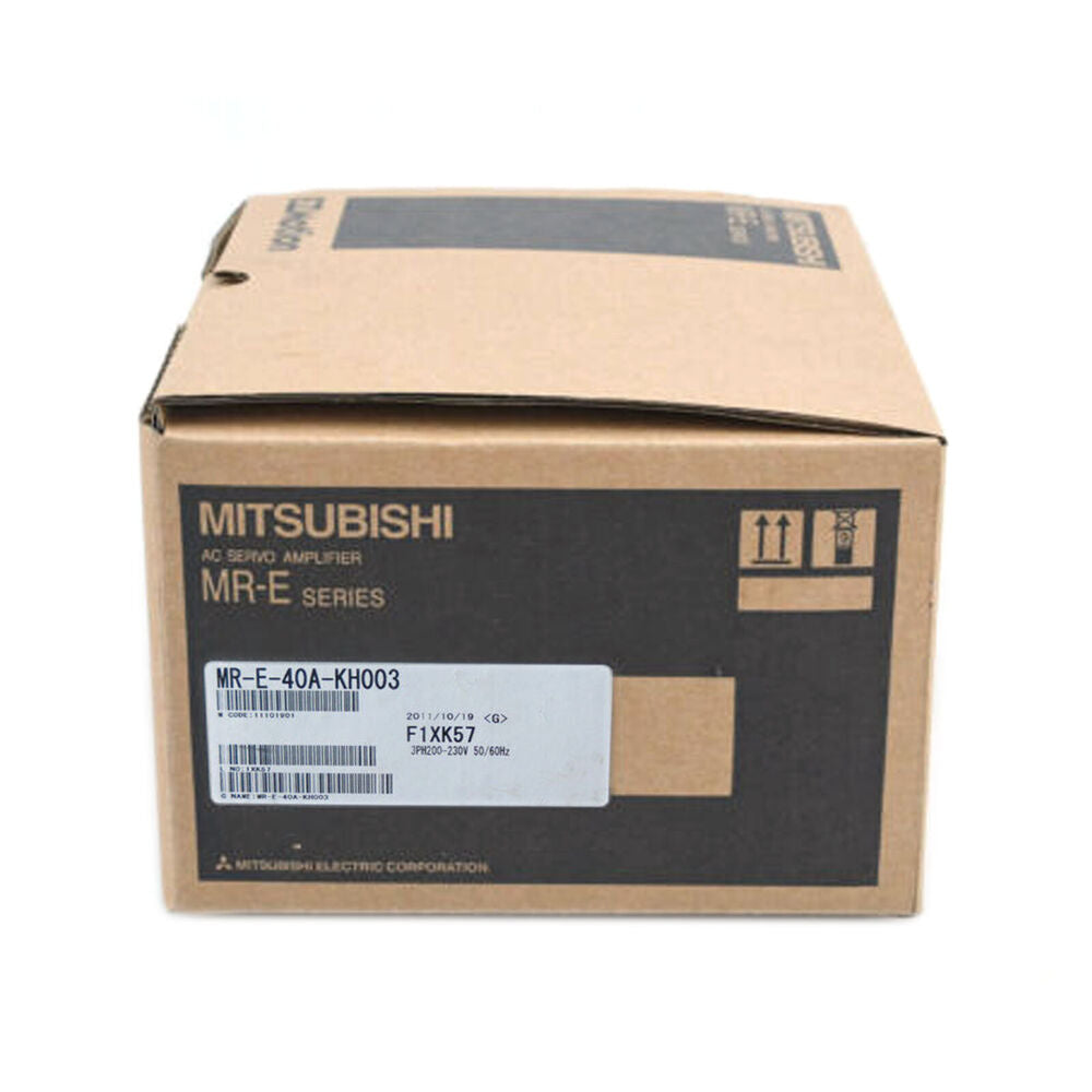Mitsubishi MR-E-40A-KH003 AC Servo Drive in cardboard box