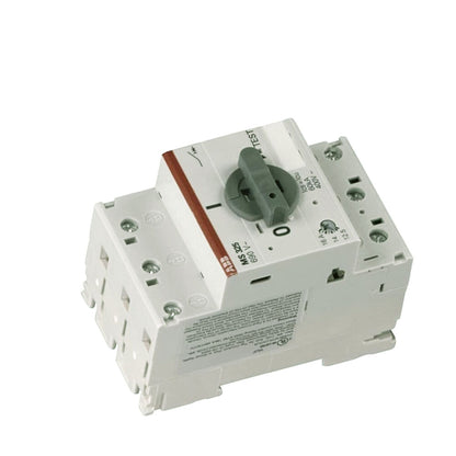 ABB MS325 motor circuit breaker, gray handle, white housing, 12.5-16A, 690V, new industrial automation part.