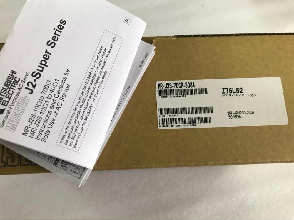 Mitsubishi MR-J2S-70CP-S084 Servo Drive in Box with Manual, New Condition