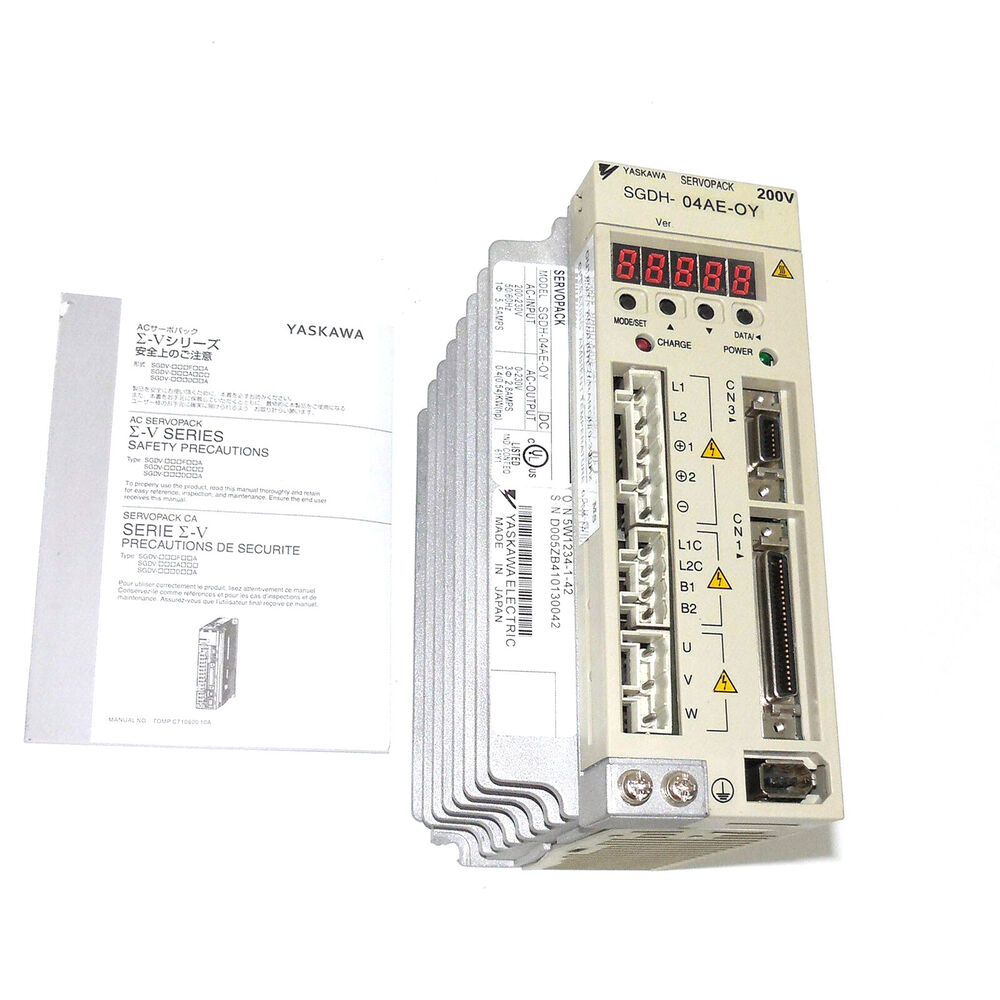 YASKAWA SGDH-04AE-OY Servo Drive, 200V SERVOPACK industrial automation part, New In Box