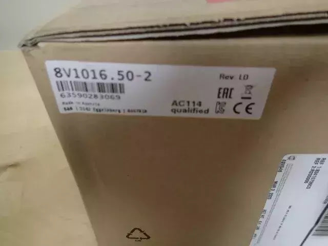 B&R 8V1016.50-2 industrial automation part label, new condition