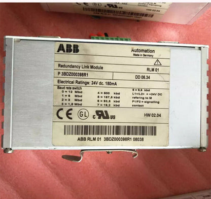 ABB RLM01 3BDZ000398R1 Redundancy Link Module, PLC Automation Part