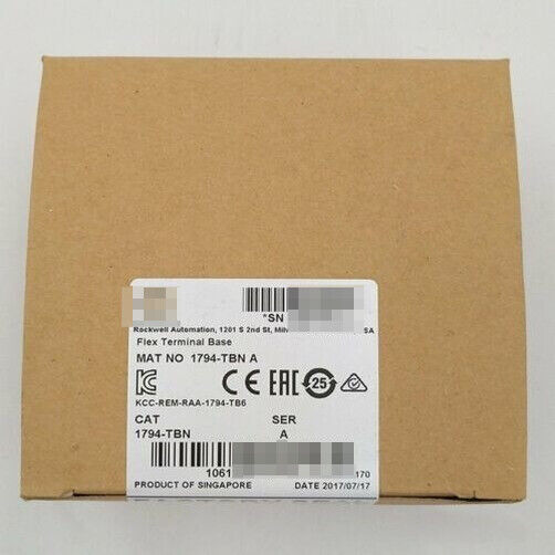 Allen-Bradley 1794-TBN Flex Terminal Base in box, industrial automation part, product of Singapore.