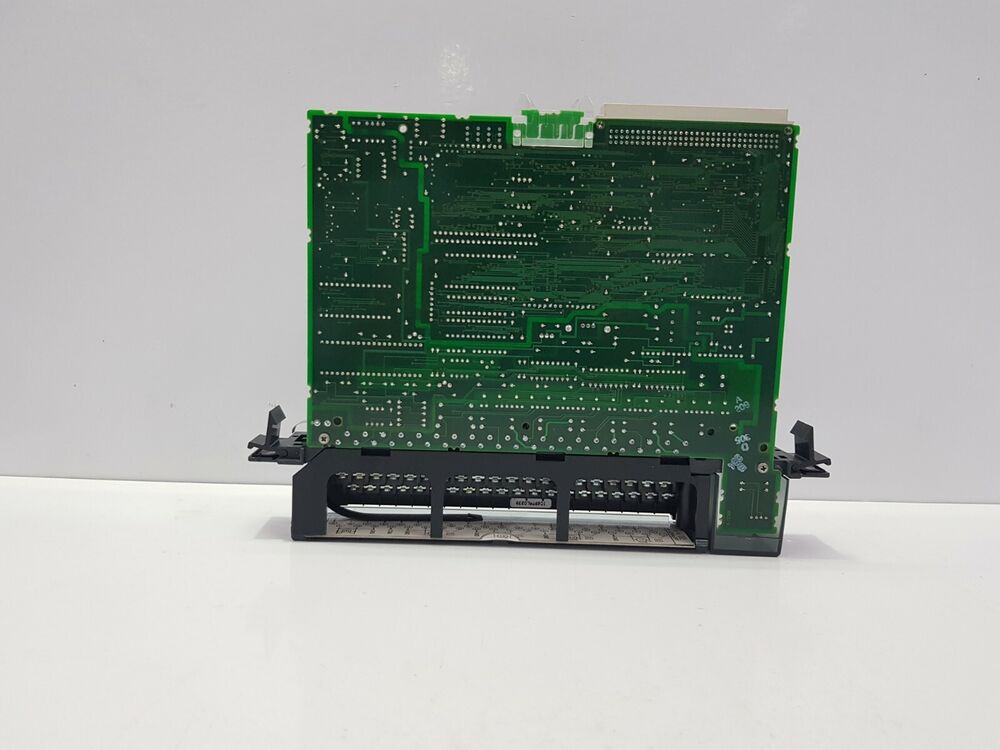 FANUC IC697ALG230 F Analog Input Module, green circuit board, PLC part, automation equipment.