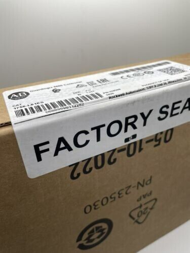 New Sealed 2022 Allen Bradley 1756-L81ES /B GuardLogix5580 Controller